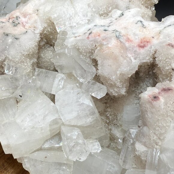 Rare Apophyllite Heulandite Crystal Cluster Spiritual Stone Specimen - Picture 10 of 10